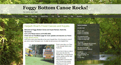 Desktop Screenshot of foggybottomcanoe.com